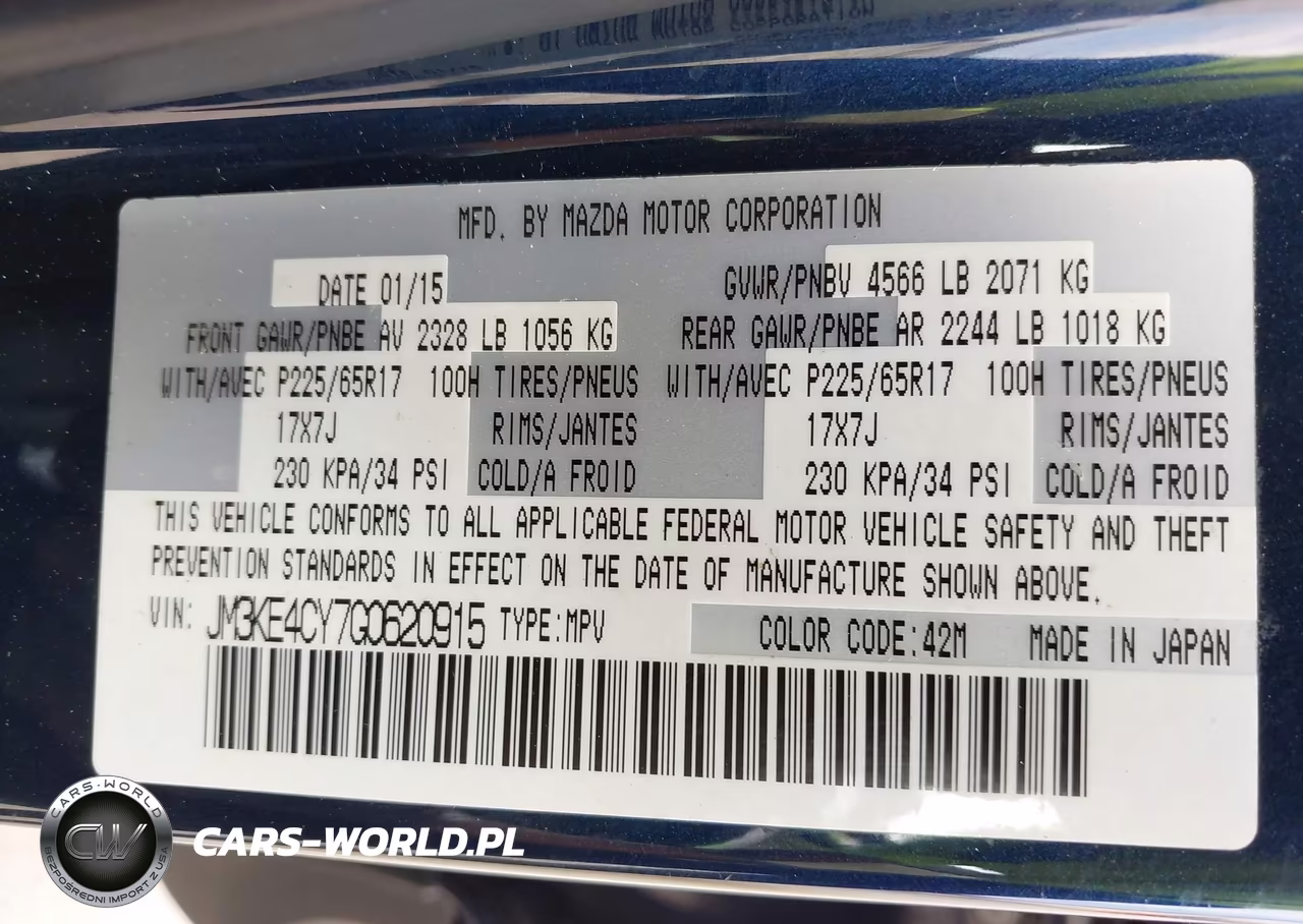 2016 Mazda Cx-5 Touring VIN:JM3KE4CY7G0620915 - 9