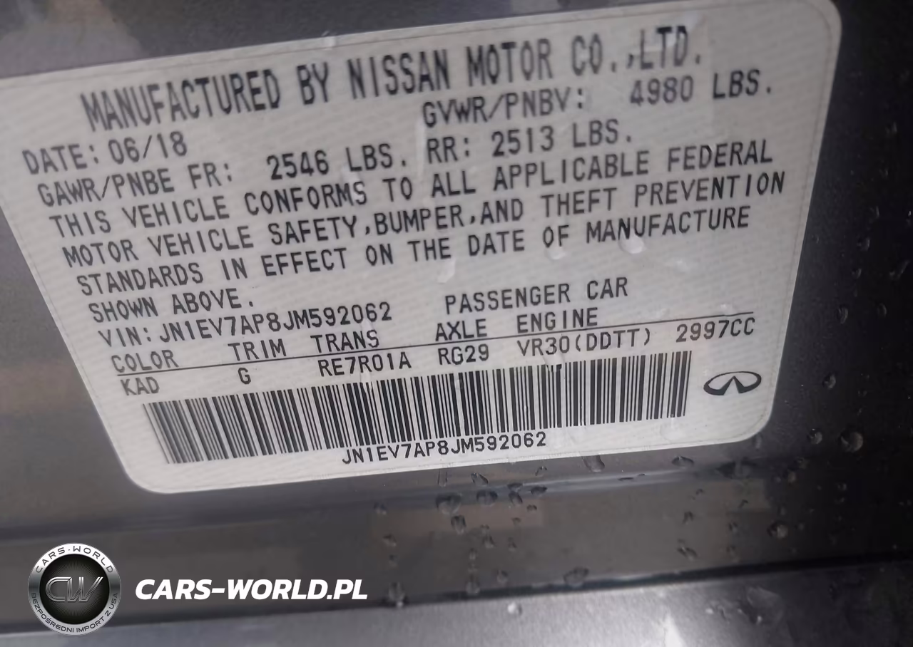 2018 Infiniti Q50 3.0T Luxe VIN:JN1EV7AP8JM592062 - 9