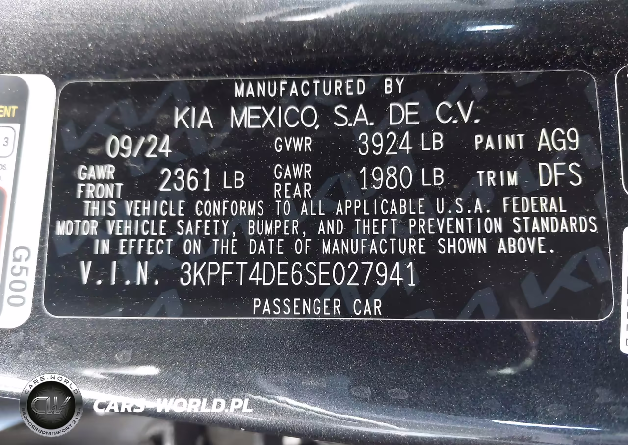 2025 Kia K4 Lxs VIN:3KPFT4DE6SE027941 - 9