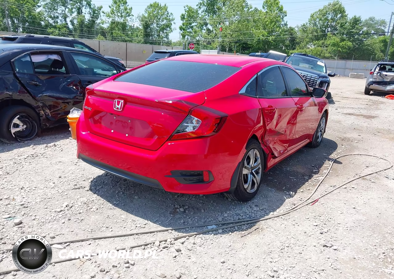 2017 Honda Civic Lx VIN:2HGFC2F55HH501247 - 4