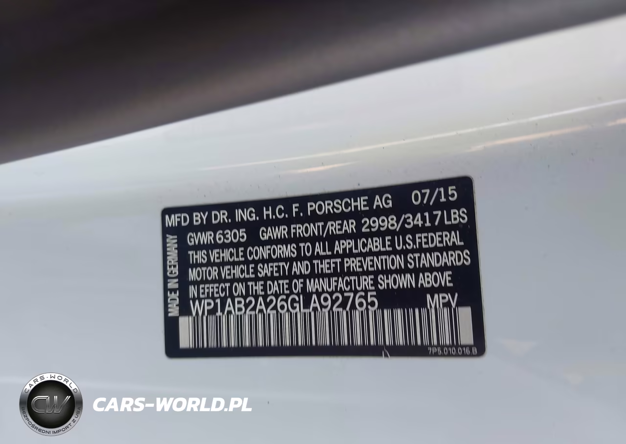 2016 Porsche Cayenne S VIN:WP1AB2A26GLA92765 - 9