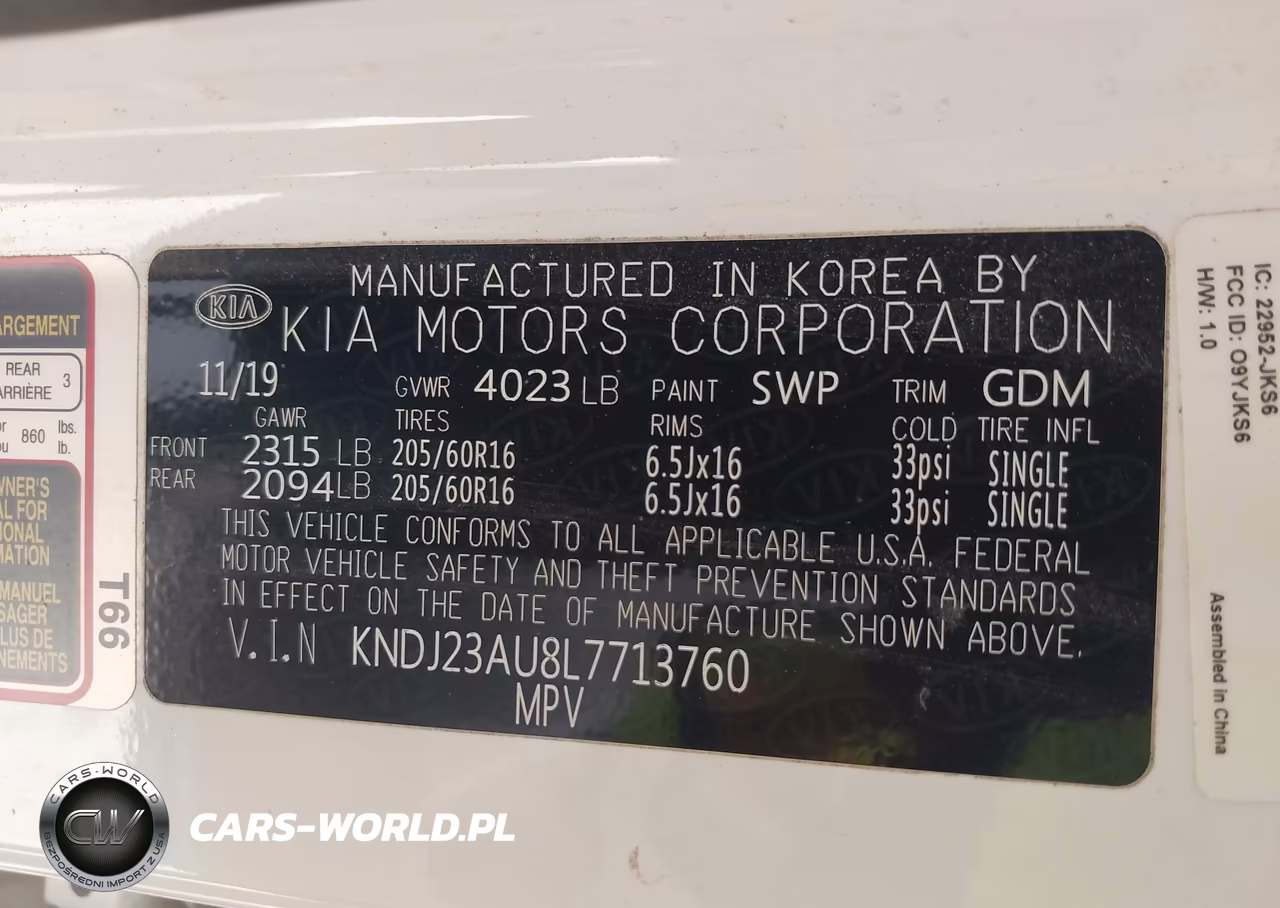 2020 Kia Soul Lx VIN:KNDJ23AU8L7713760 - 9