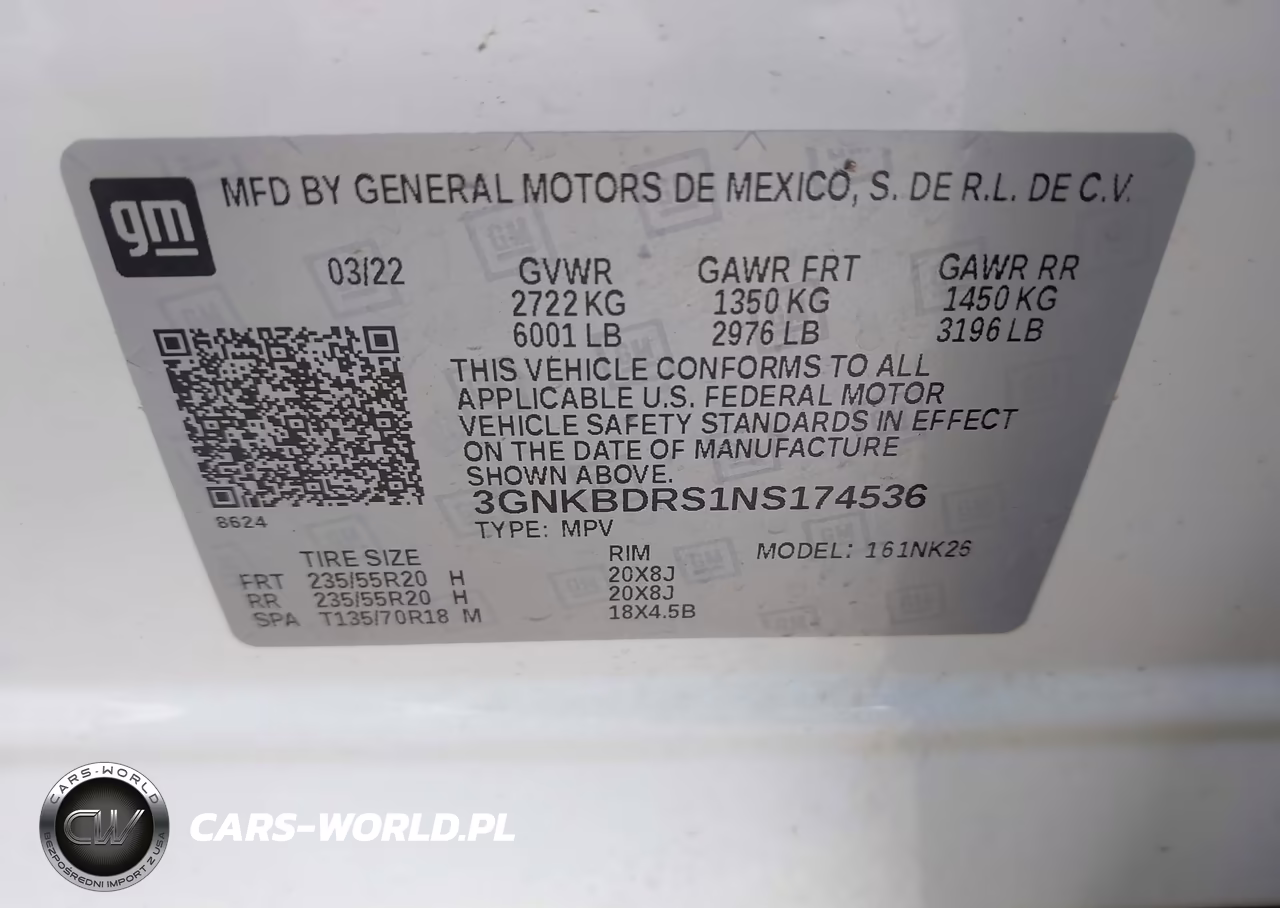 2022 Chevrolet Blazer Fwd 3Lt VIN:3GNKBDRS1NS174536 - 9