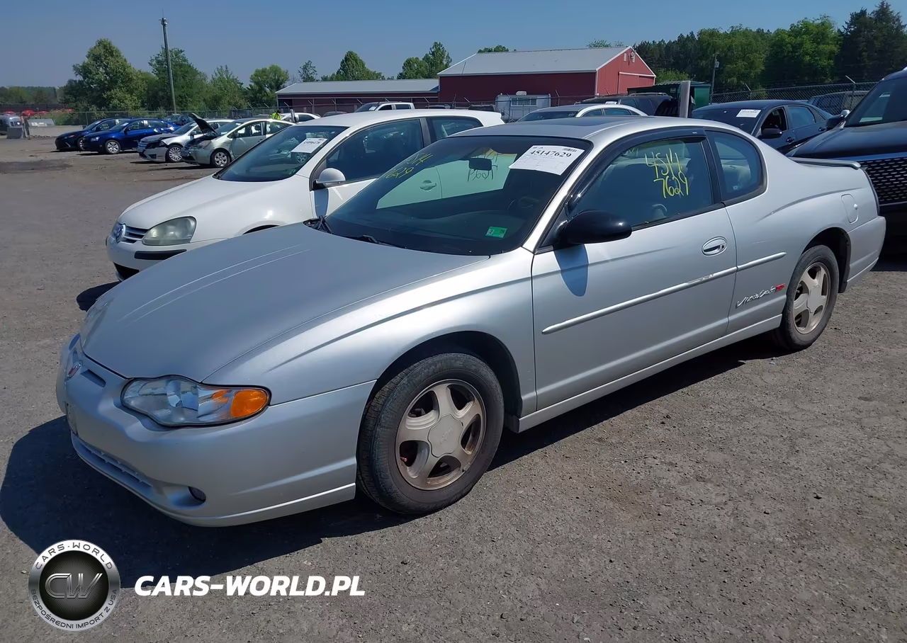 2000 Chevrolet Monte Carlo Ss VIN:2G1WX12K9Y9318574 - 2