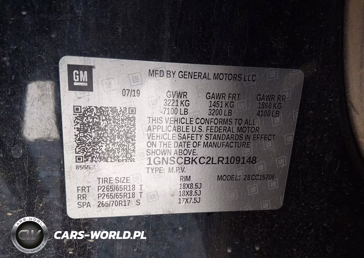 2020 Chevrolet Tahoe 2Wd Lt VIN:1GNSCBKC2LR109148 - 9