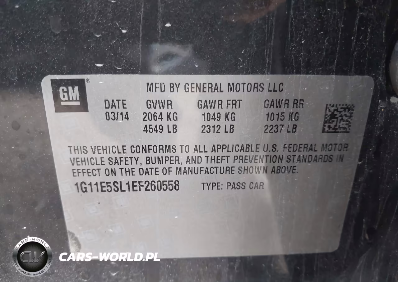 2014 Chevrolet Malibu 2Lt VIN:1G11E5SL1EF260558 - 9
