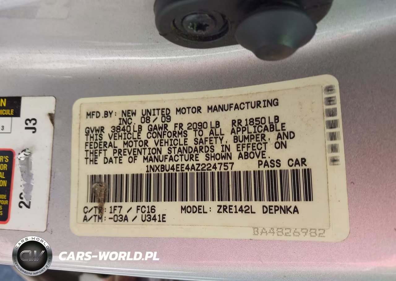 2010 Toyota Corolla Xle VIN:1NXBU4EE4AZ224757 - 9