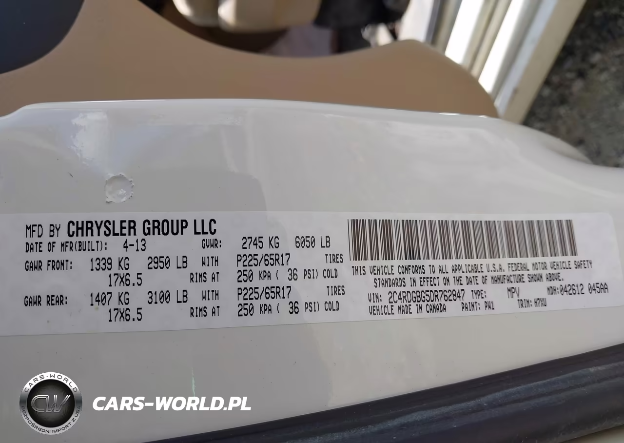 2013 Dodge Grand Caravan Se VIN:2C4RDGBG5DR762847 - 9