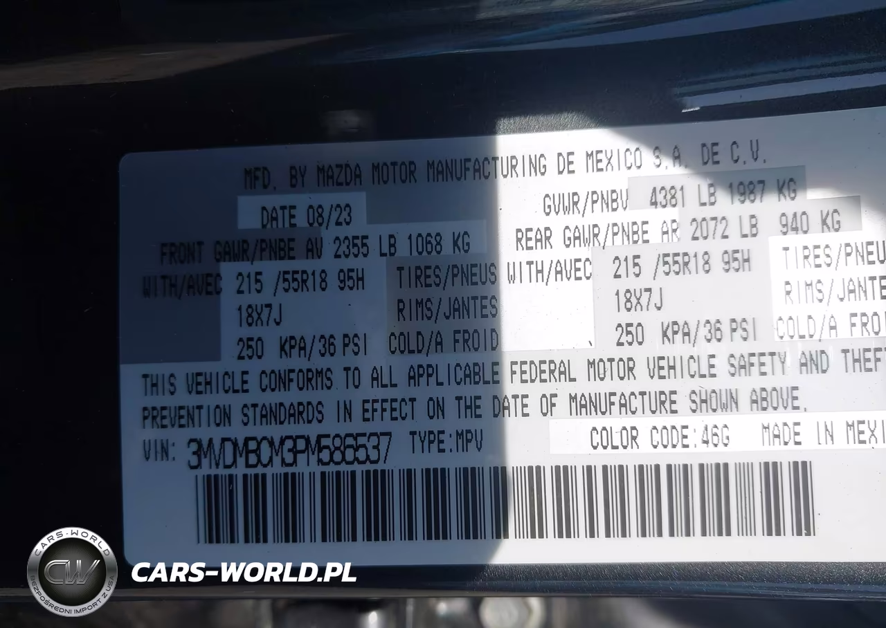 2023 Mazda Cx-30 2.5 S Preferred VIN:3MVDMBCM3PM586537 - 9