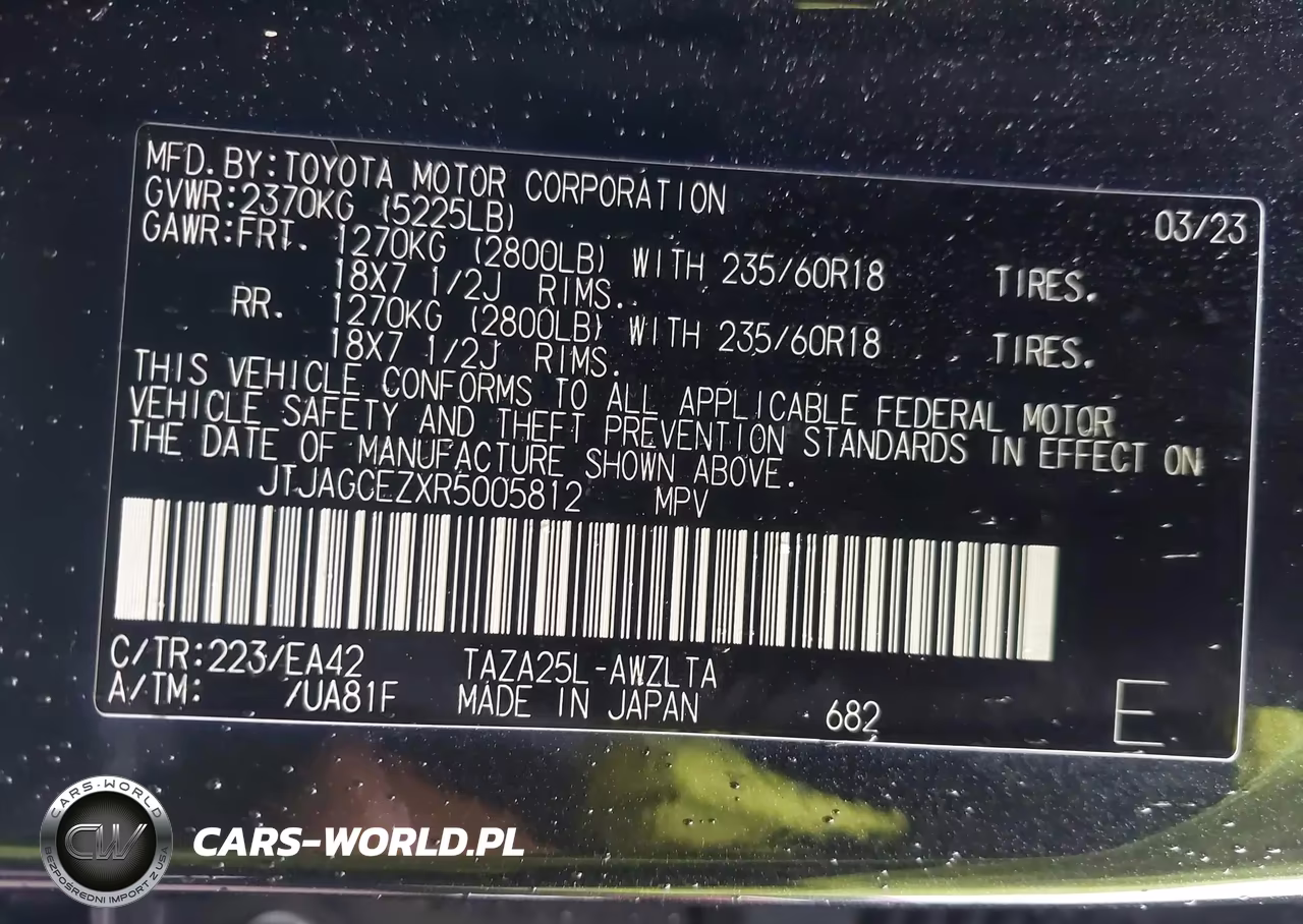 2024 Lexus Nx 350 VIN:JTJAGCEZXR5005812 - 9