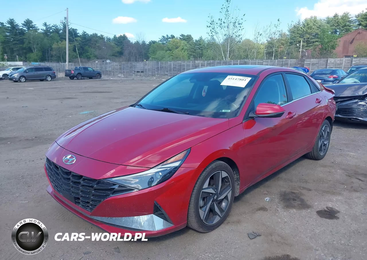 2021 Hyundai Elantra Hybrid Limited VIN:KMHLN4AJ7MU003873 - 2