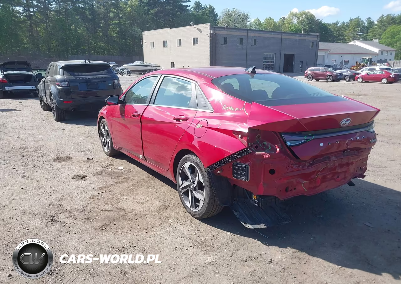 2021 Hyundai Elantra Hybrid Limited VIN:KMHLN4AJ7MU003873 - 3