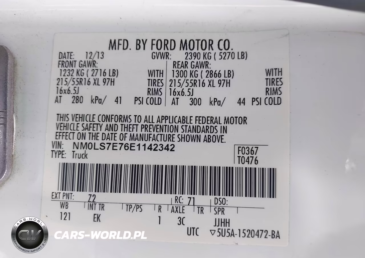 2014 Ford Transit Connect Xl VIN:NM0LS7E76E1142342 - 9