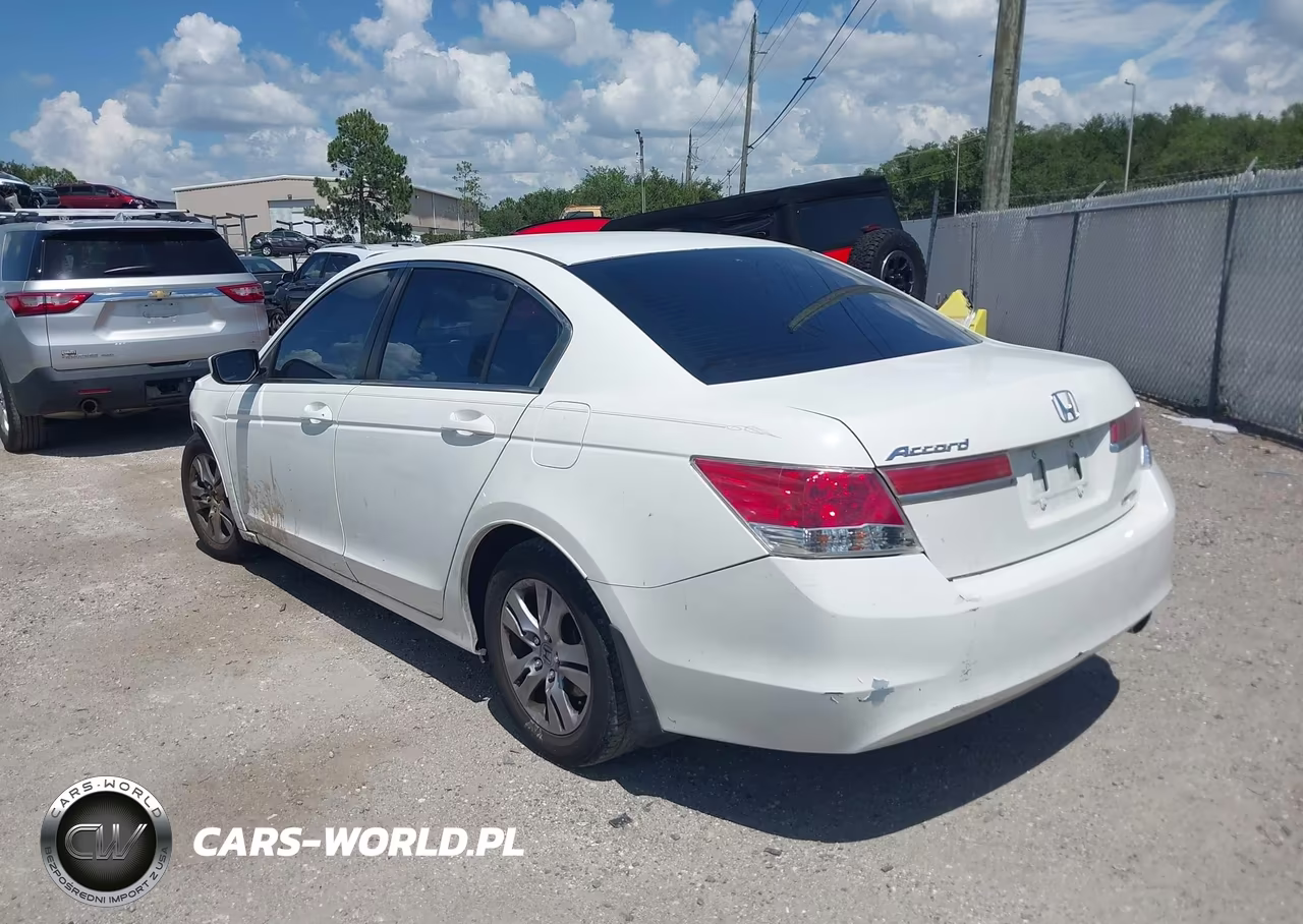 2012 Honda Accord 2.4 Se VIN:1HGCP2F63CA103932 - 3