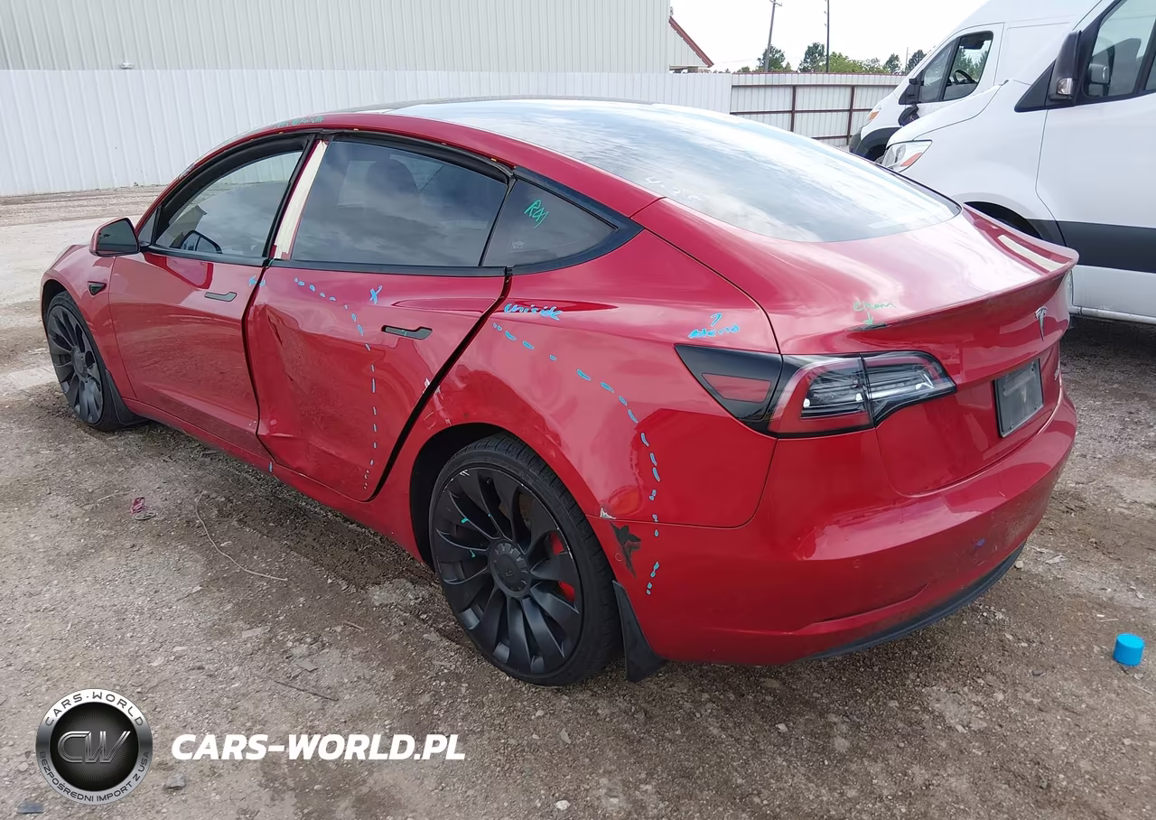 2022 Tesla Model 3 Performance Dual Motor All-Wheel Drive VIN:5YJ3E1EC6NF134320 - 3