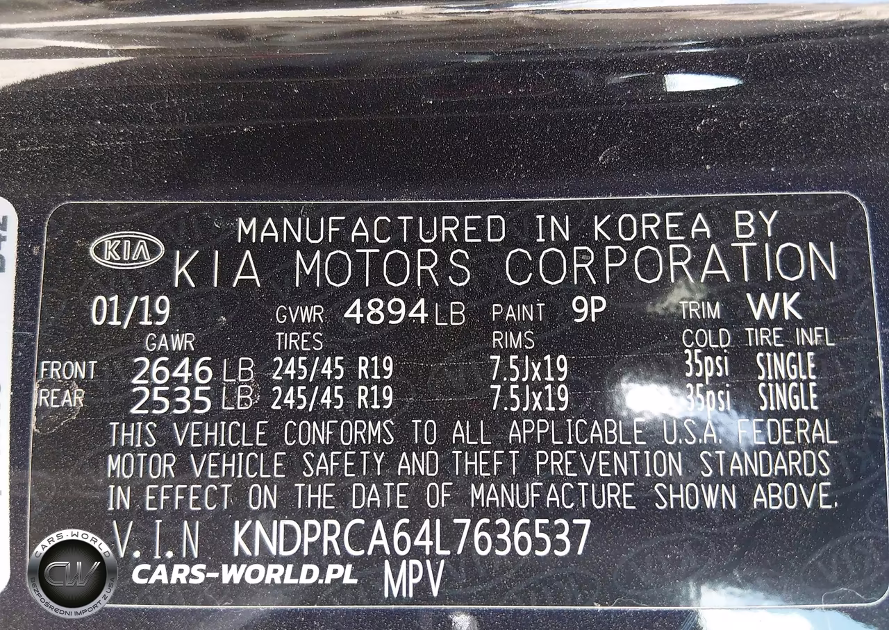 2020 Kia Sportage Sx Turbo VIN:KNDPRCA64L7636537 - 9
