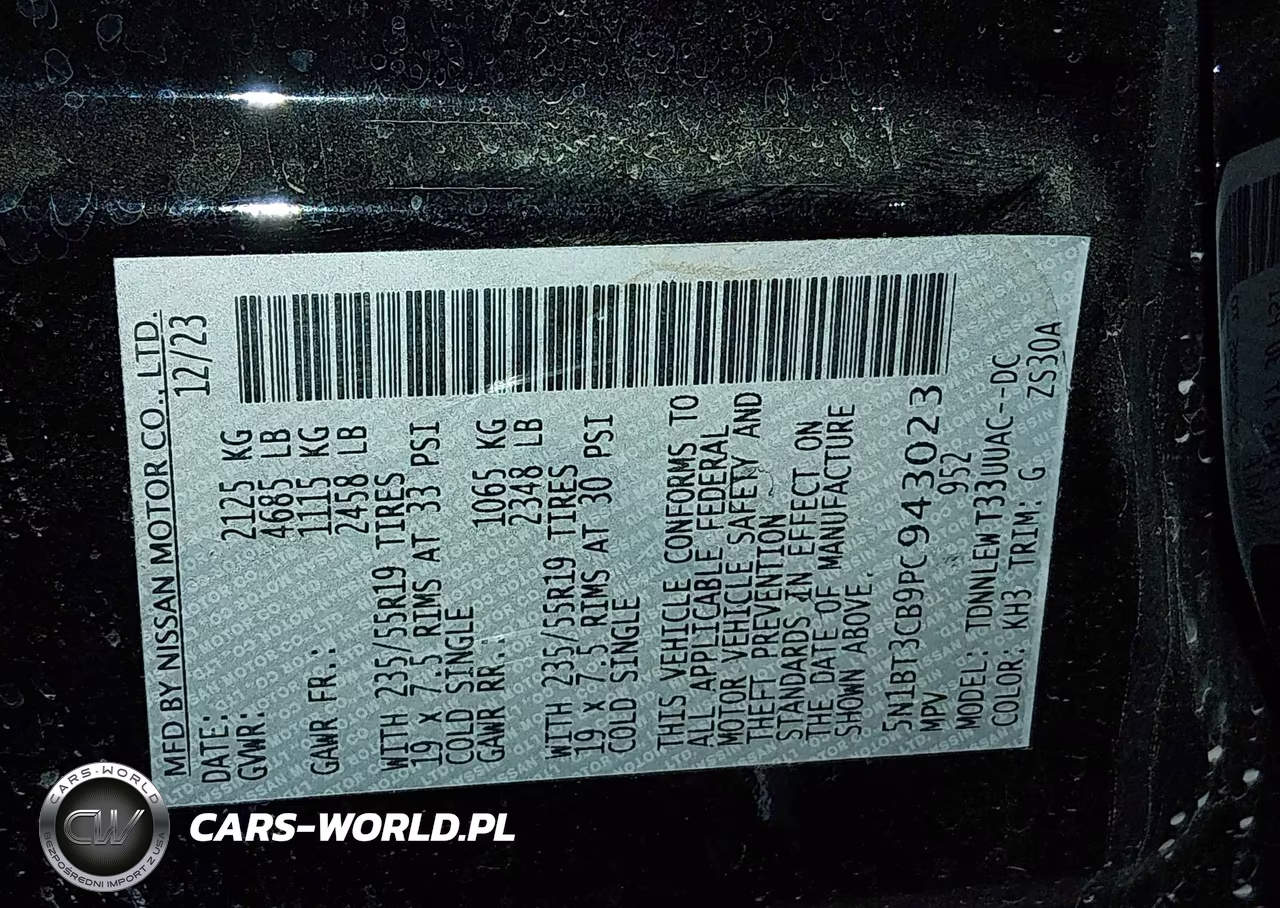 2023 Nissan Rogue Sl Intelligent Awd VIN:5N1BT3CB9PC943023 - 9