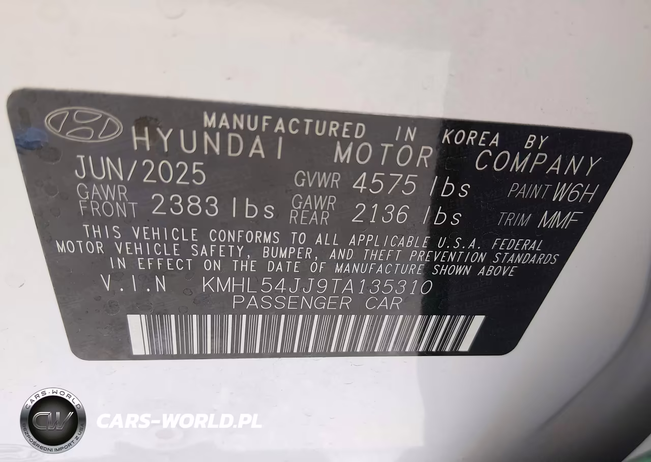 2026 Hyundai Sonata Hybrid Limited VIN:KMHL54JJ9TA135310 - 9