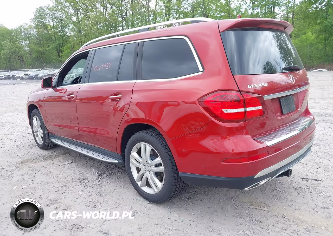2017 Mercedes-Benz Gls 450 4Matic VIN:4JGDF6EE9HA807433 - 3