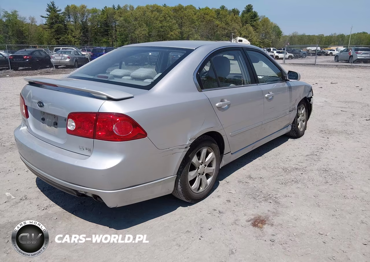 2008 Kia Optima Lx V6 VIN:KNAGE124585200468 - 4