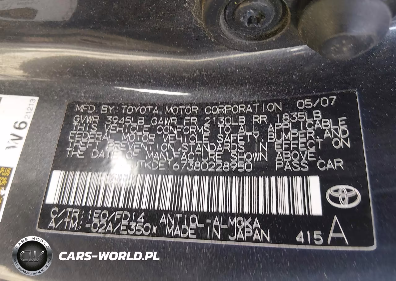 2008 Scion Tc VIN:JTKDE167380228950 - 9