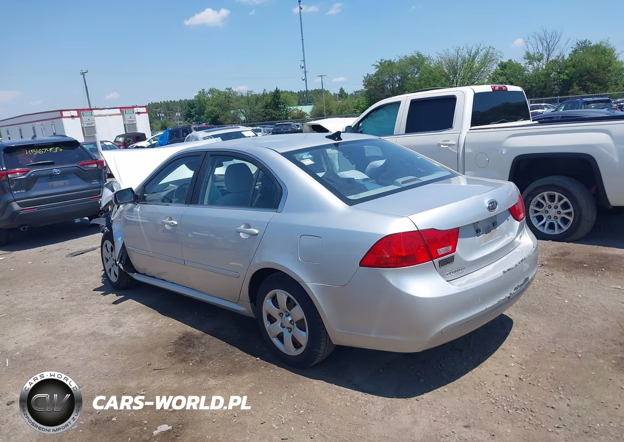 2009 Kia Optima Lx VIN:KNAGE228695300640 - 3