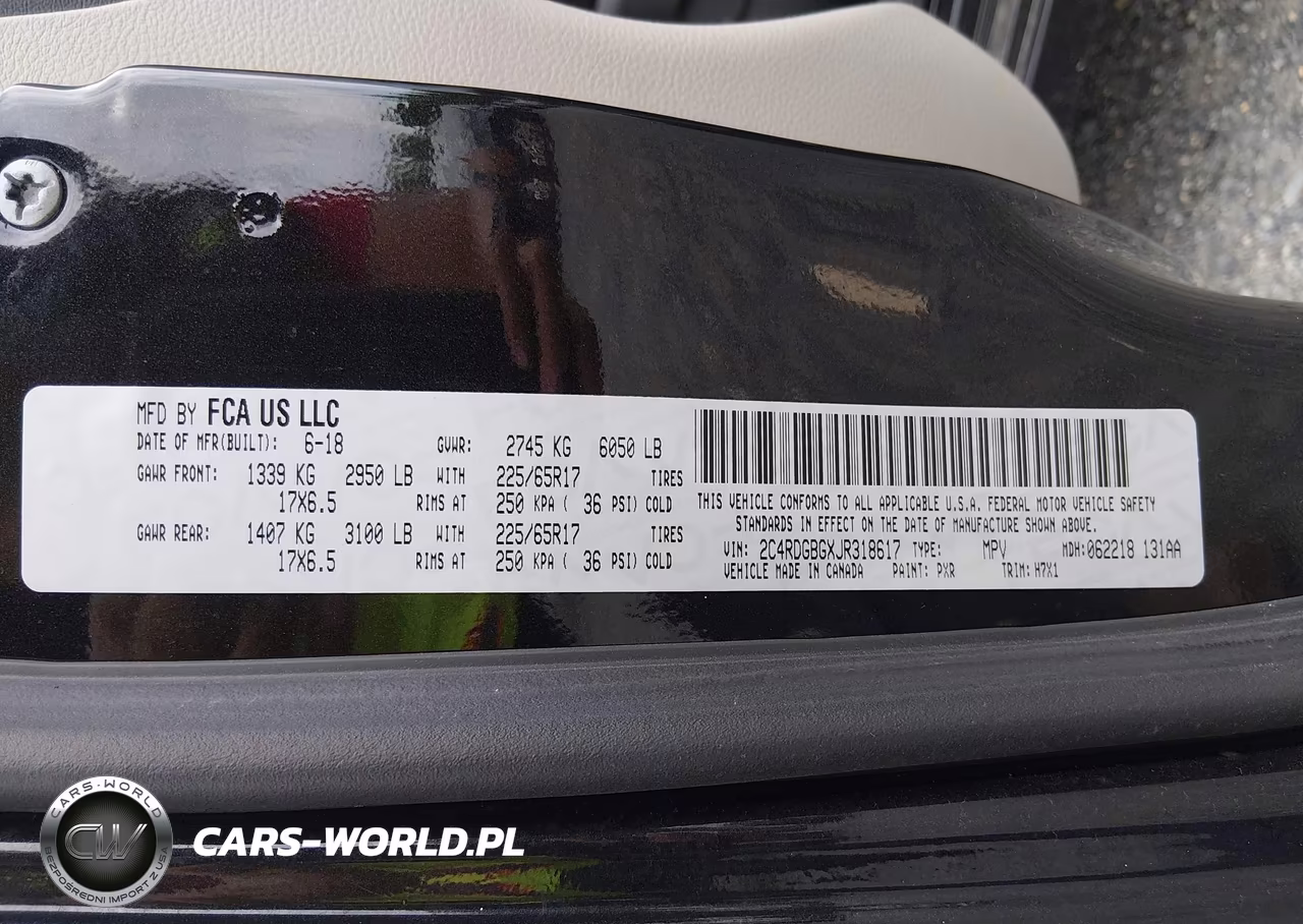 2018 Dodge Grand Caravan Se VIN:2C4RDGBGXJR318617 - 9