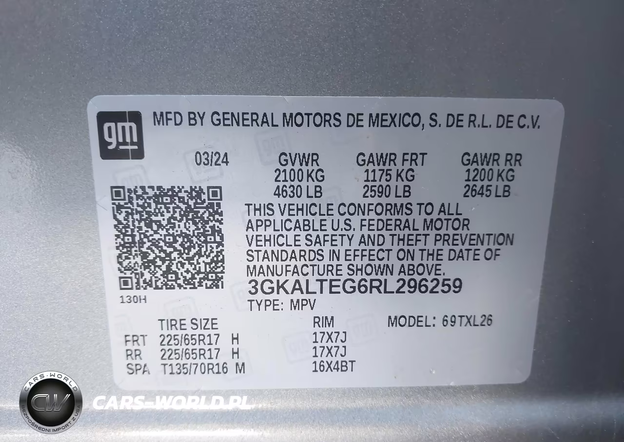 2024 GMC Terrain Awd Sle VIN:3GKALTEG6RL296259 - 9