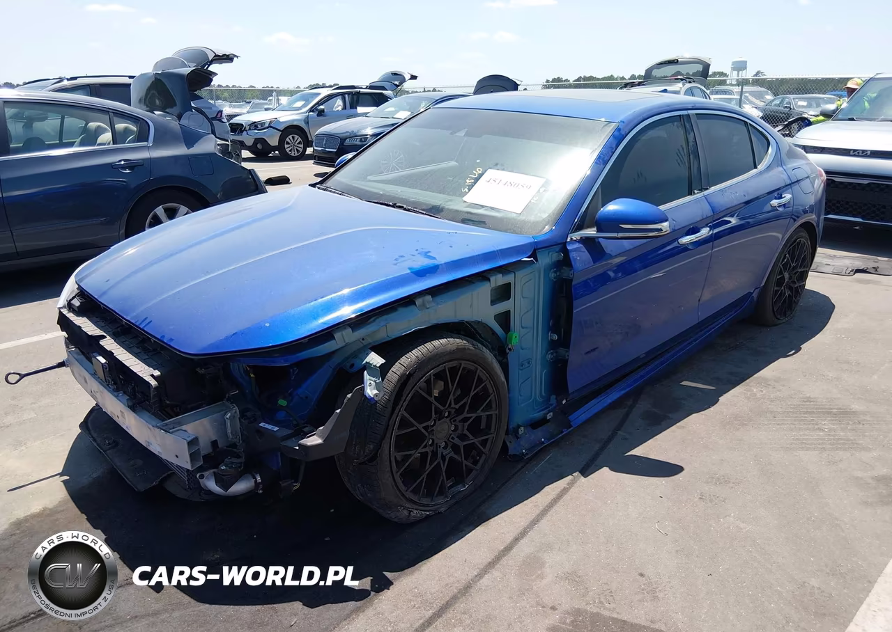 2020 Genesis G70 2.0T Rwd VIN:KMTG64LA7LU053348 - 2