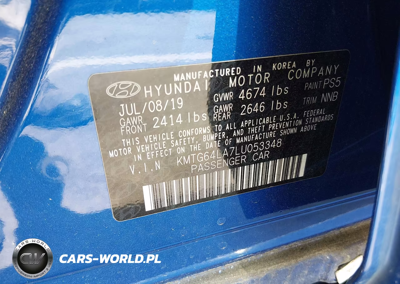 2020 Genesis G70 2.0T Rwd VIN:KMTG64LA7LU053348 - 9