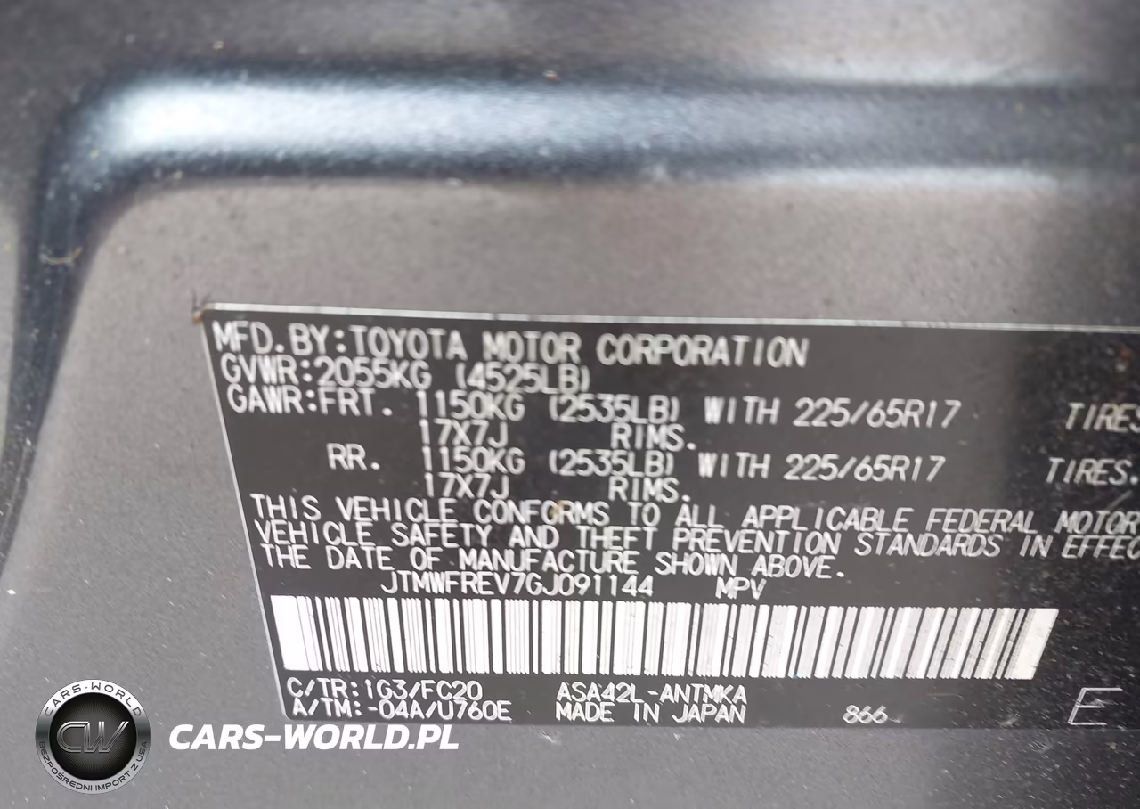 2016 Toyota Rav4 Xle VIN:JTMWFREV7GJ091144 - 9