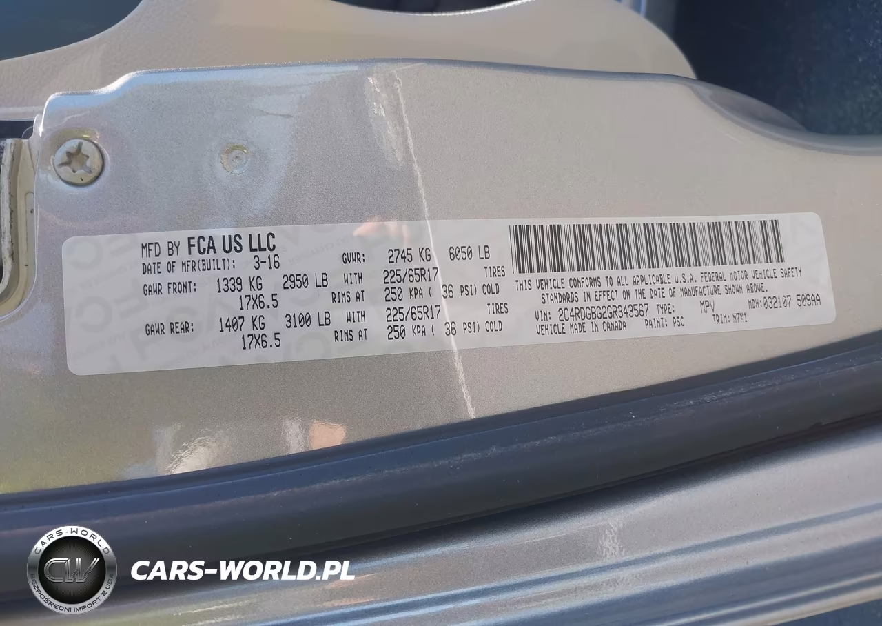 2016 Dodge Grand Caravan Se Plus VIN:2C4RDGBG2GR343567 - 9