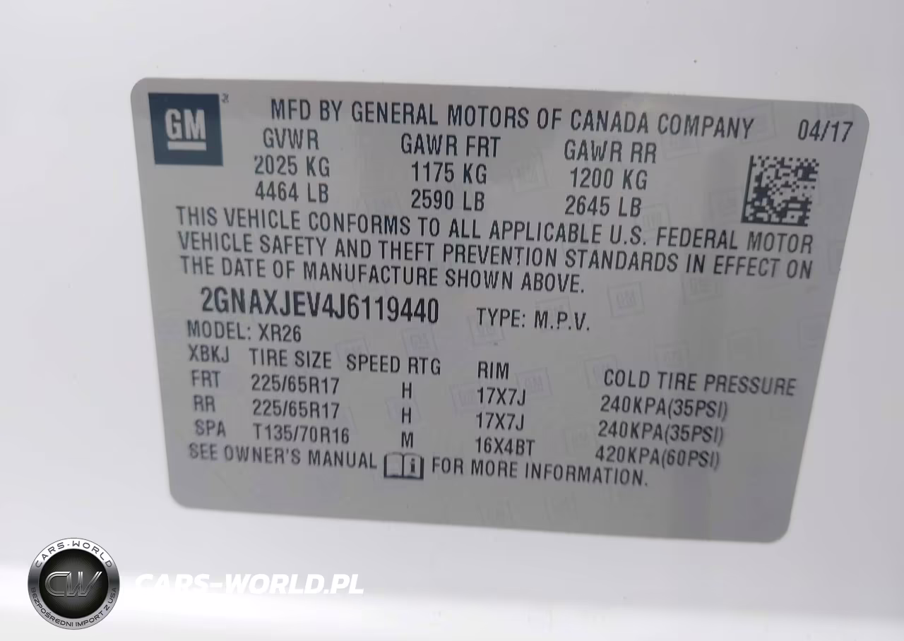 2018 Chevrolet Equinox Lt VIN:2GNAXJEV4J6119440 - 9