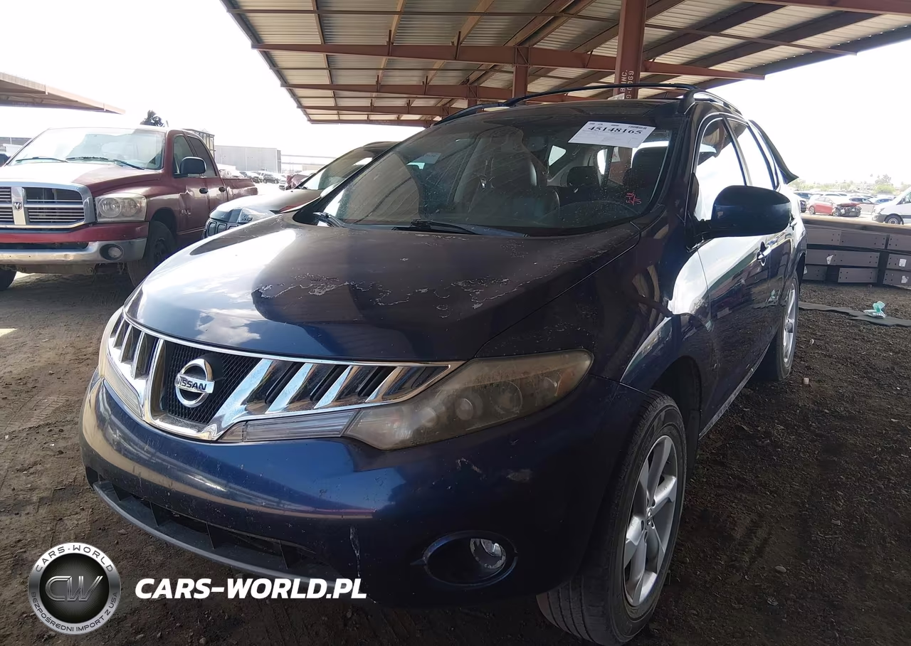 2009 Nissan Murano Sl VIN:JN8AZ18U49W015316 - 2