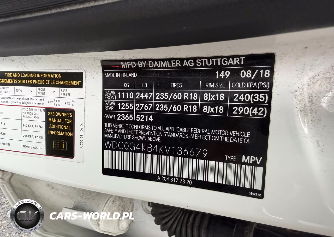 2019 Mercedes-Benz Glc 300 4Matic VIN:WDC0G4KB4KV136679 - 8