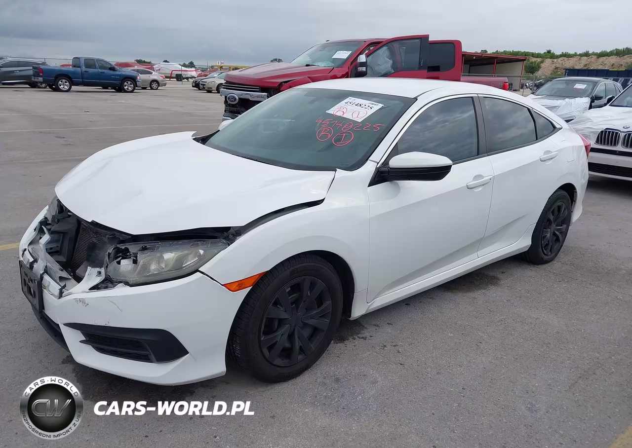 2016 Honda Civic Lx VIN:19XFC2F53GE015691 - 2