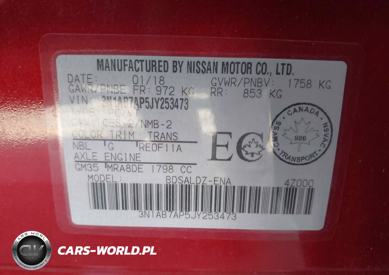 2018 Nissan Sentra S-Sl-Sr-Sv VIN:3N1AB7AP5JY253473 - 9