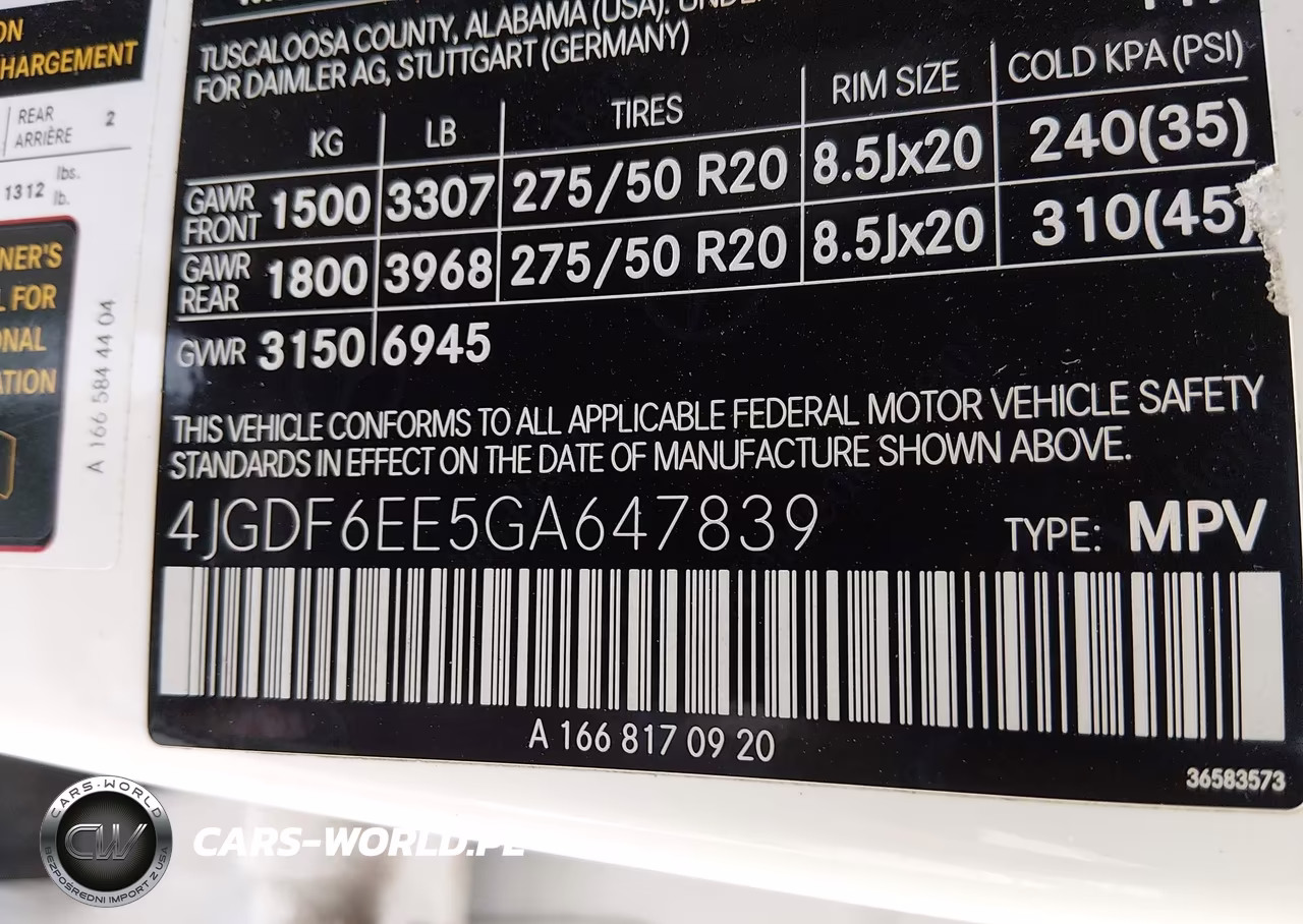 2016 Mercedes-Benz Gl 450 4Matic VIN:4JGDF6EE5GA647839 - 9