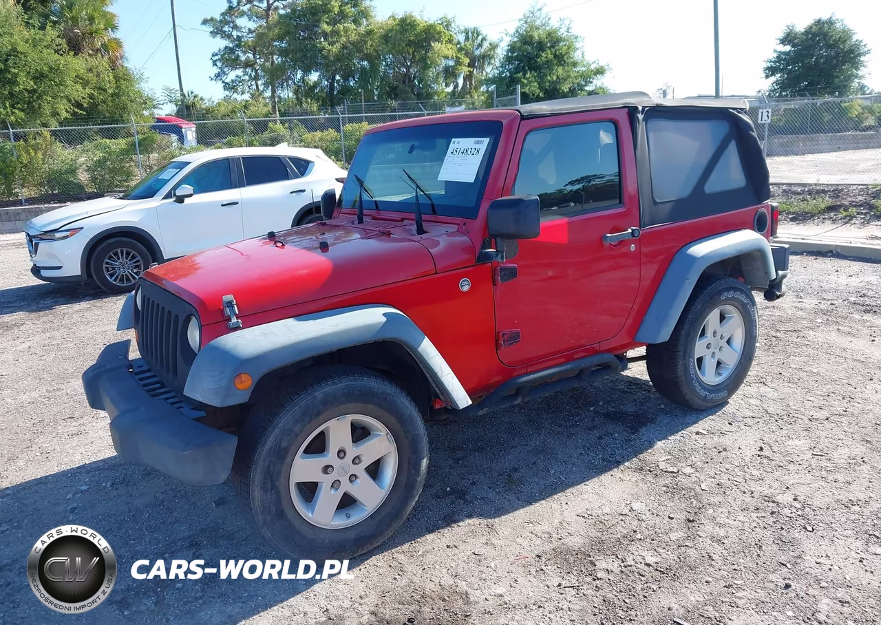 2008 Jeep Wrangler X VIN:1J4FA24178L555859 - 2