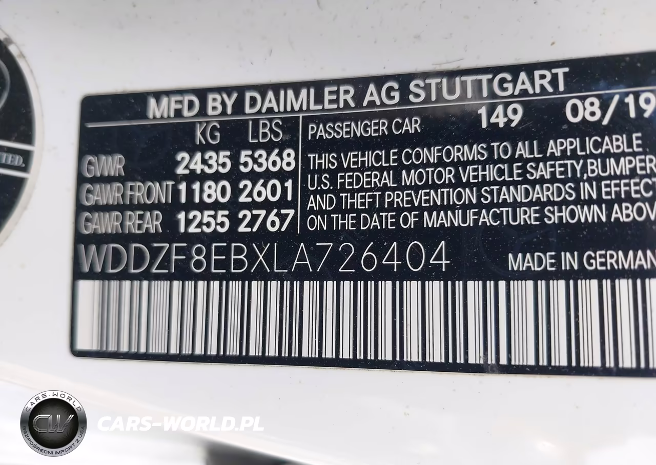 2020 Mercedes-Benz E 350 4Matic VIN:WDDZF8EBXLA726404 - 9