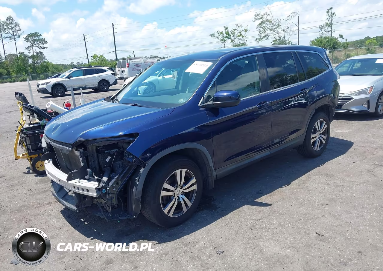 2017 Honda Pilot Ex VIN:5FNYF5H3XHB008231 - 2