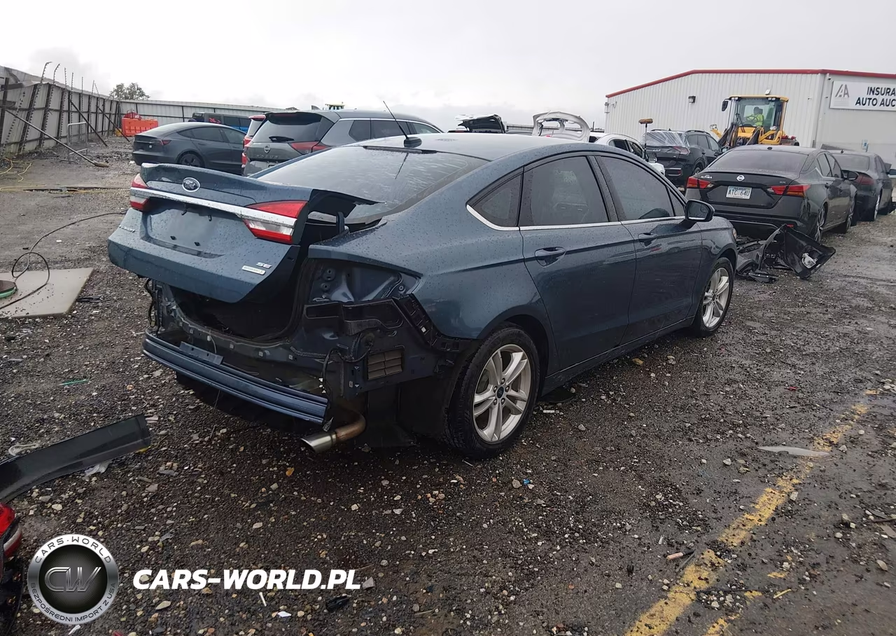 2018 Ford Fusion Se VIN:3FA6P0HD7JR186320 - 4