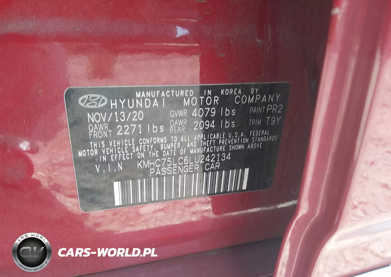 2020 Hyundai Ioniq Hybrid Se VIN:KMHC75LC6LU242134 - 9