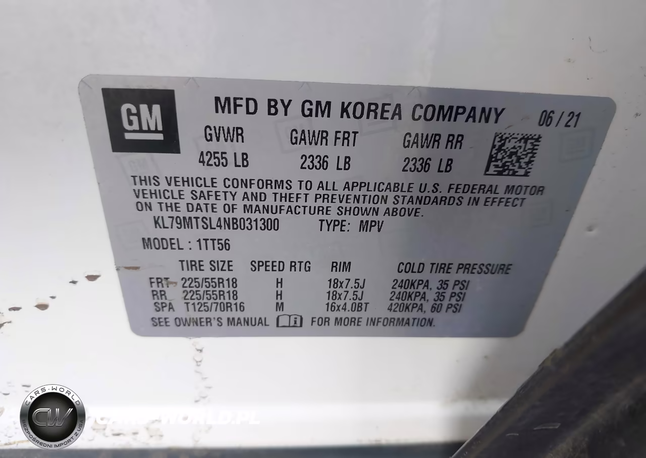 2022 Chevrolet Trailblazer Fwd Rs VIN:KL79MTSL4NB031300 - 9