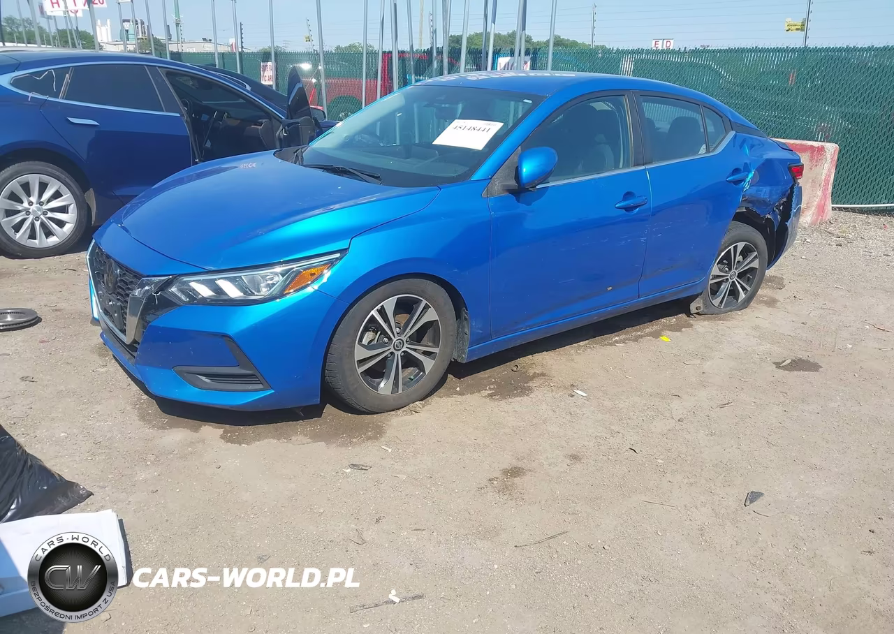 2021 Nissan Sentra Sv Xtronic Cvt VIN:3N1AB8CV6MY255450 - 2
