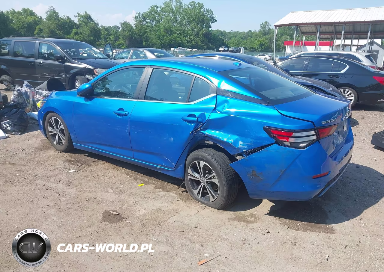 2021 Nissan Sentra Sv Xtronic Cvt VIN:3N1AB8CV6MY255450 - 3