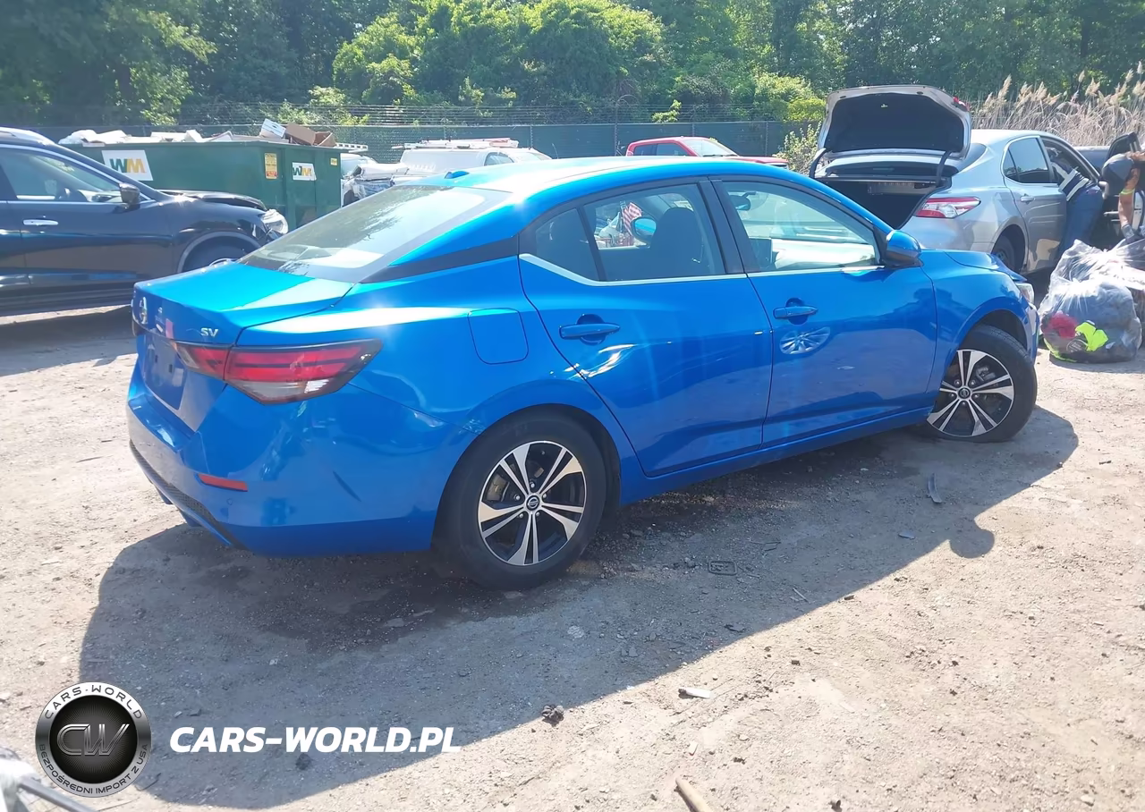 2021 Nissan Sentra Sv Xtronic Cvt VIN:3N1AB8CV6MY255450 - 4