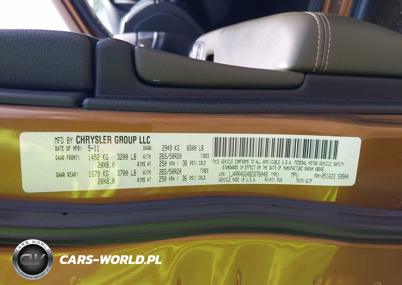 2011 Jeep Grand Cherokee Laredo VIN:1J4RR4GG4BC676048 - 9