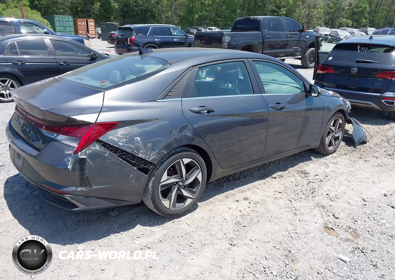 2021 Hyundai Elantra Sel VIN:5NPLN4AG4MH001291 - 4