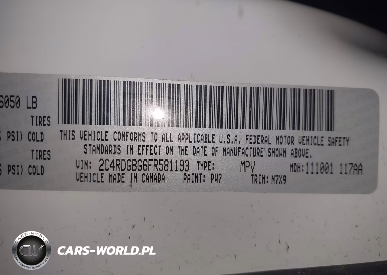 2015 Dodge Grand Caravan Se VIN:2C4RDGBG6FR581193 - 9